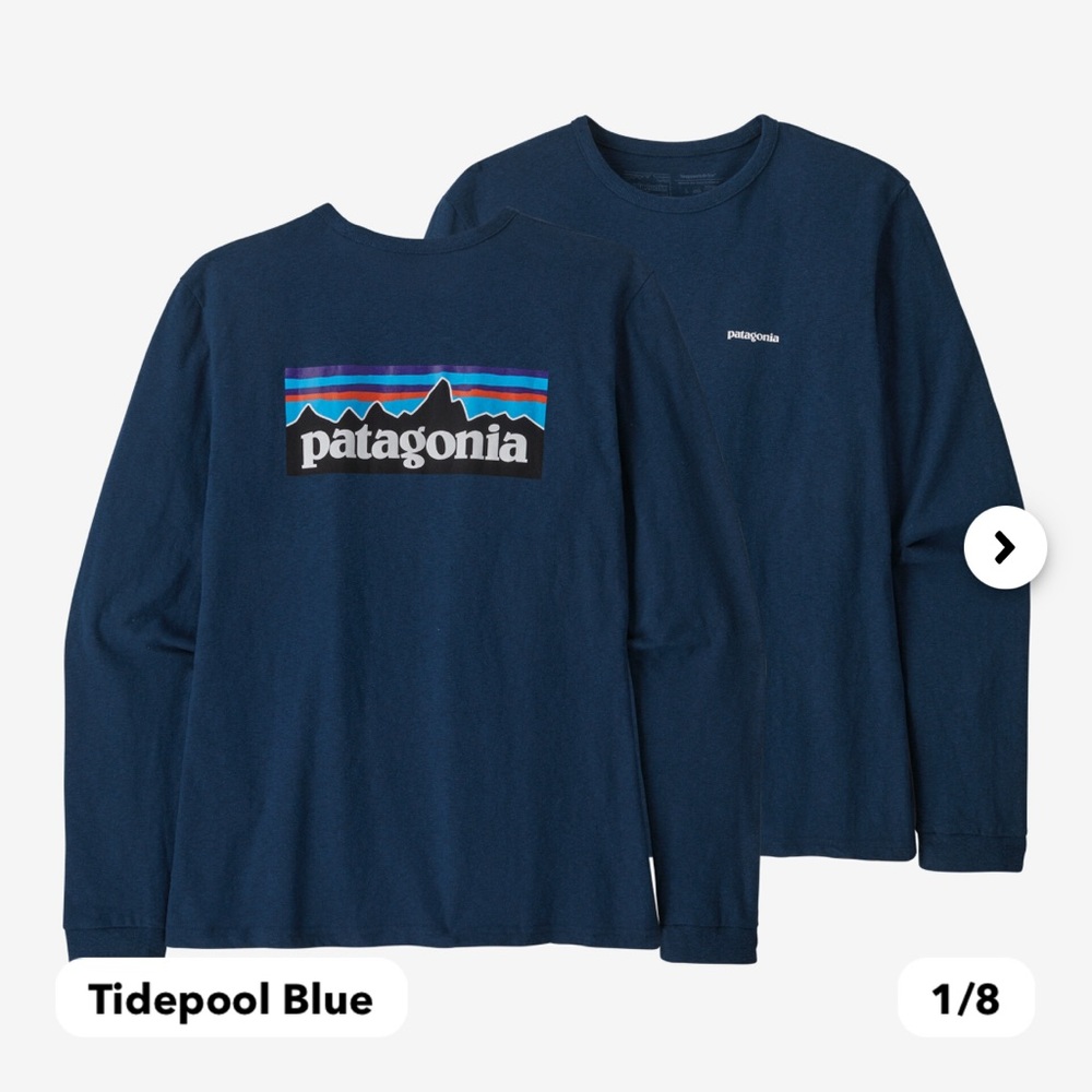 Patagonia women’s long sleeve Responsibili-tee